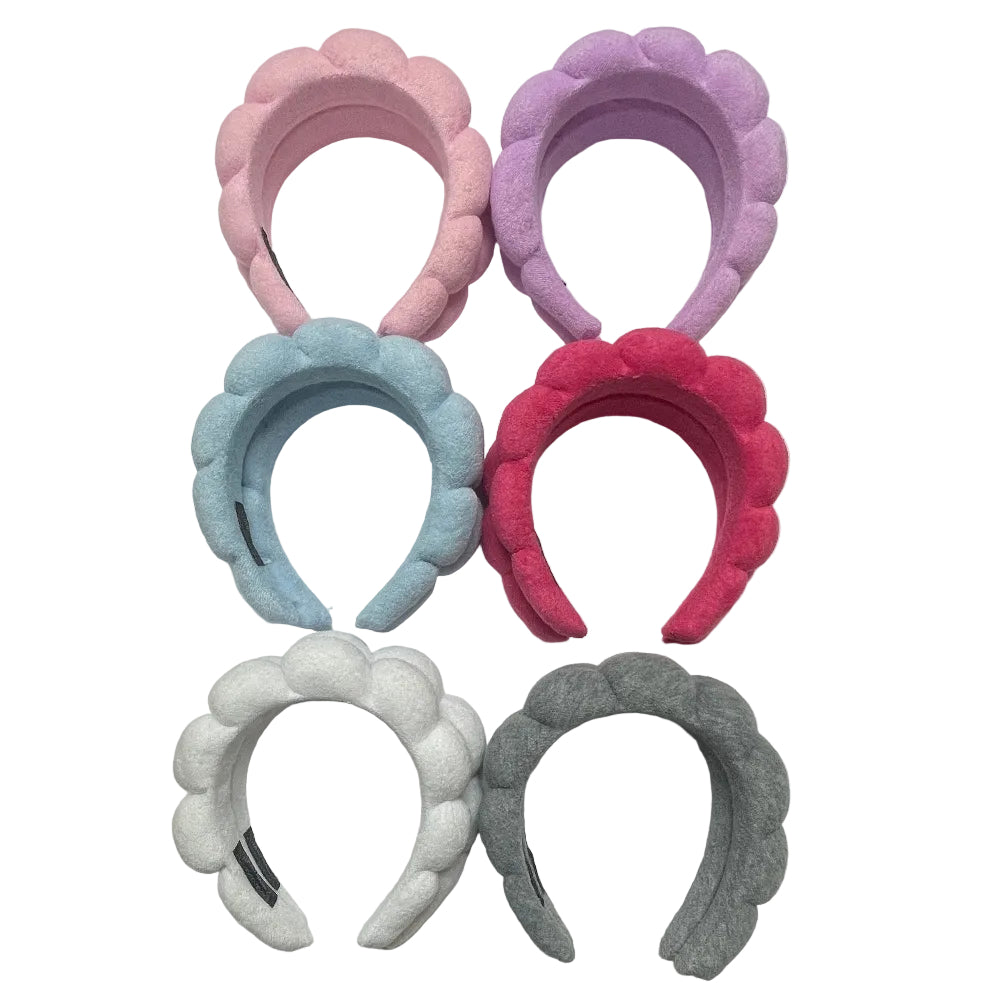 Colorful headbands come in dozen pack  each one has singal packing 